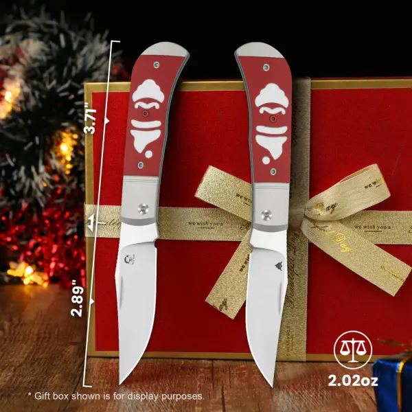 Kizer Trestle Slipjoint 14C28N Stahl Aluminium/ G10 Christmas Edition
