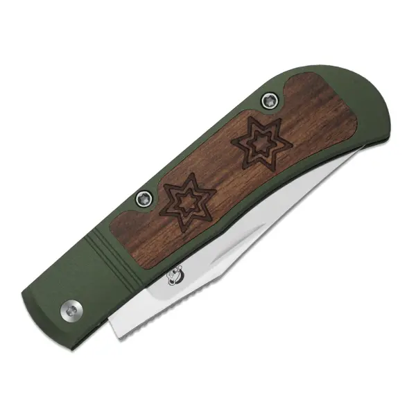 Kizer Trestle Slipjoint S45VN Stahl Aluminium/ Mkuruti Christmas Edition