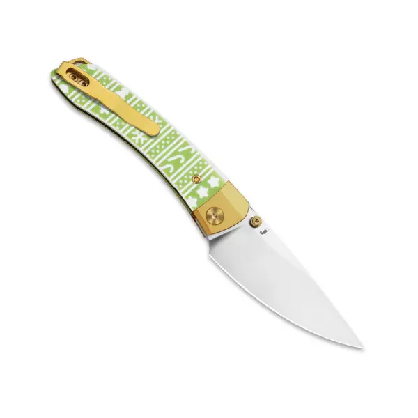 Kizer Mini MoMo S45VN Stahl Aluminium & G10 Christmas Edition