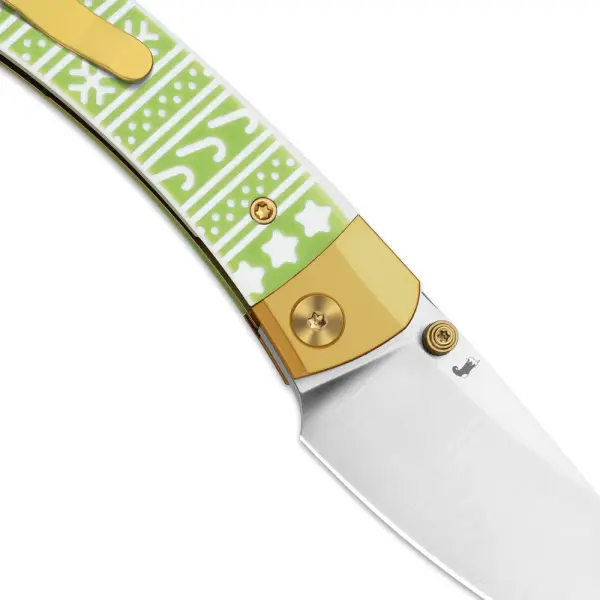 Kizer Mini MoMo S45VN Stahl Aluminium & G10 Christmas Edition