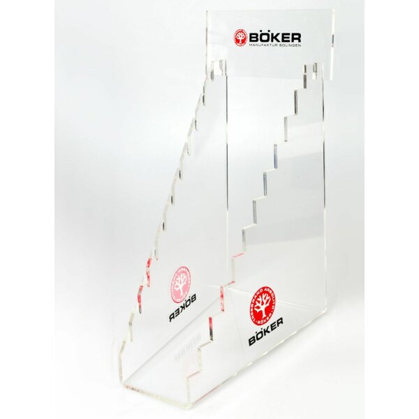 Böker Messersteller für 11 Taschenmesser aus Acryl 099911