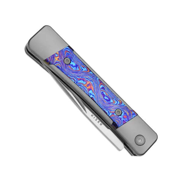Kizer Little Grand M390 Stahl Titan & Timascus Gentlemen Slipjoint