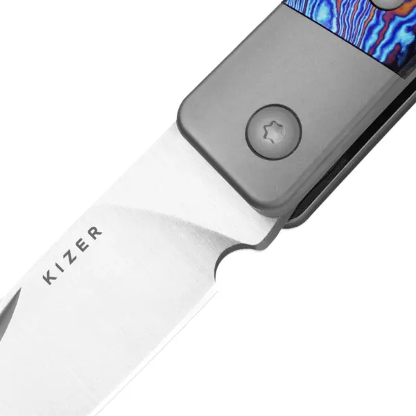 Kizer Little Grand M390 Stahl Titan & Timascus Gentlemen Slipjoint