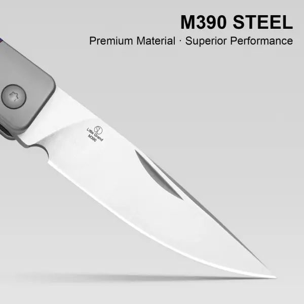Kizer Little Grand M390 Stahl Titan & Timascus Gentlemen Slipjoint