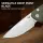 Kizer T1 BD Button Lock Folder Nitro-V Stahl Micarta