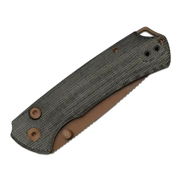 Kizer T1 BD Button Lock Folder Nitro-V Stahl Norplex UltreX™ Micarta
