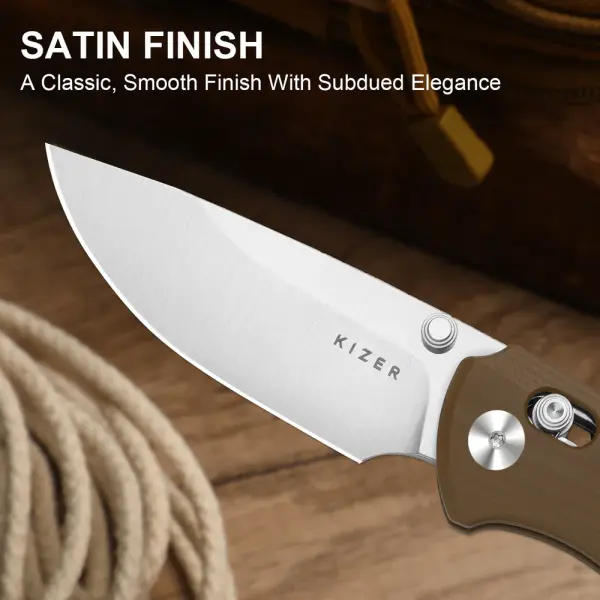 Kizer T1 CD Clutch Lock Folder Nitro-V Stahl G10 Griff
