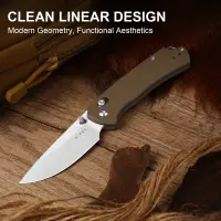 Kizer T1 CD Clutch Lock Folder Nitro-V Stahl G10 Griff