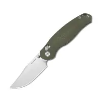 Kizer Phoca CC Clutch Lock Folder AEB-L Stahl Micarta Green
