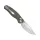 Kizer Phoca CC Clutch Lock Folder AEB-L Stahl Micarta Green