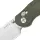 Kizer Phoca CC Clutch Lock Folder AEB-L Stahl Micarta Green