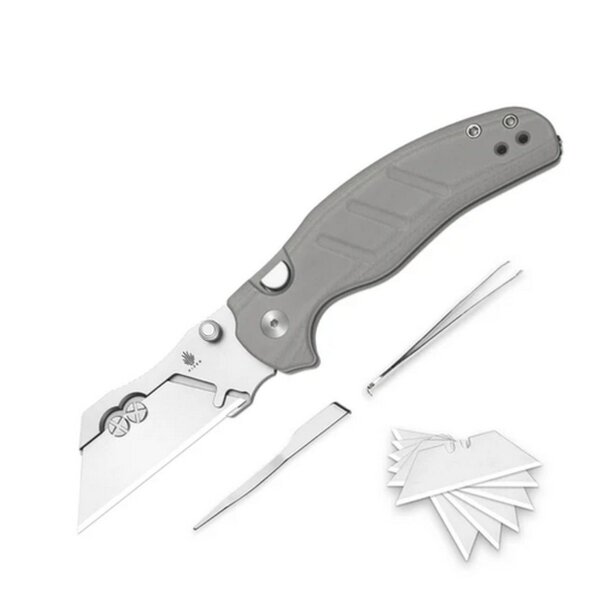 Kizer C01C Uti 1 Utility Messer 5Cr15MoV Stahl G10 Grau