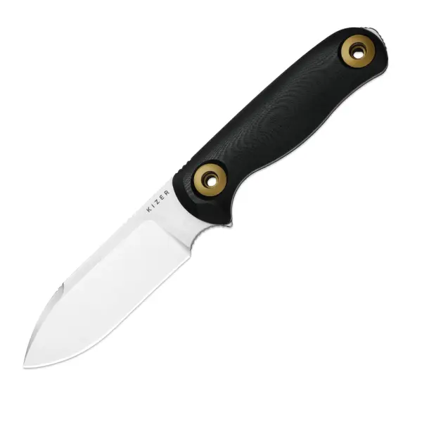 Kizer Drop Bear Fix 3 Outdoormesser 14C28N Stahl G10 Black