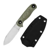 Kizer Drop Bear Fix 3 Outdoormesser 14C28N Stahl Micarta...