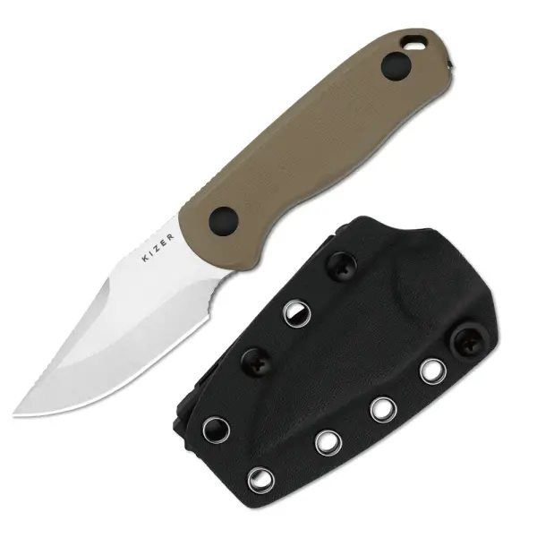 Kizer Drop Bear Fixed Blade AEB-L Stahl G10 EDC