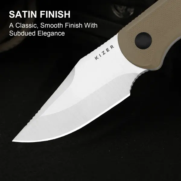 Kizer Drop Bear Fixed Blade AEB-L Stahl G10 EDC