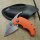 Fox Knives Dragotac BB Orange Friction Folder Messer N690 Bastinelli Design