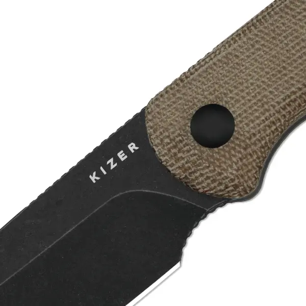 Kizer Drop Bear Fixed Blade AEBL Stahl Norplex UltreX™ Micarta