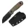 Kizer Drop Bear Fixed Blade AEBL Stahl Norplex UltreX™ Micarta
