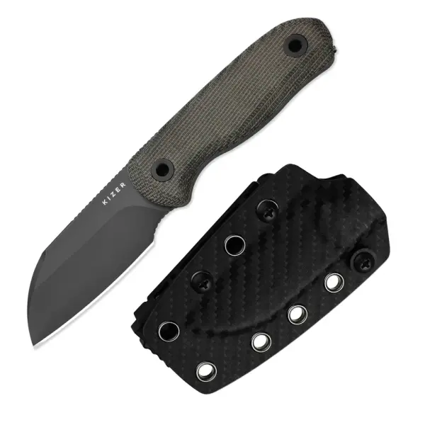 Kizer Drop Bear Fixed Blade S45N Stahl Norplex UltreX™ Micarta