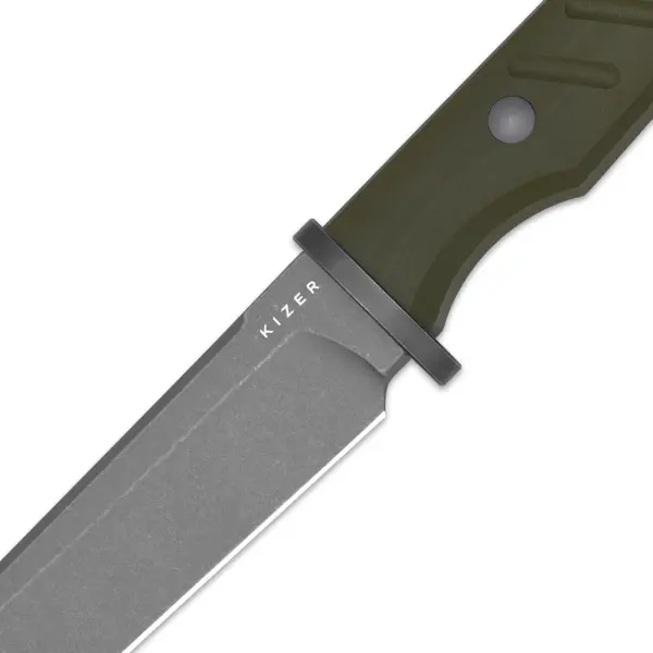 Kizer Camp 180 Fixed Blade AEB-L Stahl G10 Green Kydexscheide