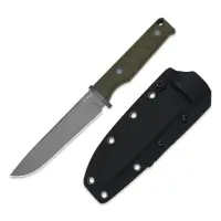 Kizer Camp 180 Fixed Blade AEB-L Stahl G10 Green...