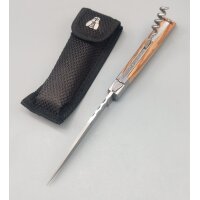 Baladeo Laguiole Corkscrew Zebra Wood Vespermesser Slipjoint