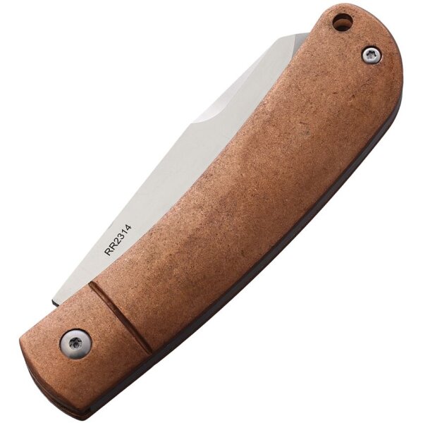 Rough Ryder APTA Folder Copper Slipjoint Kupfer Kupfergriff VG-10 Stahl