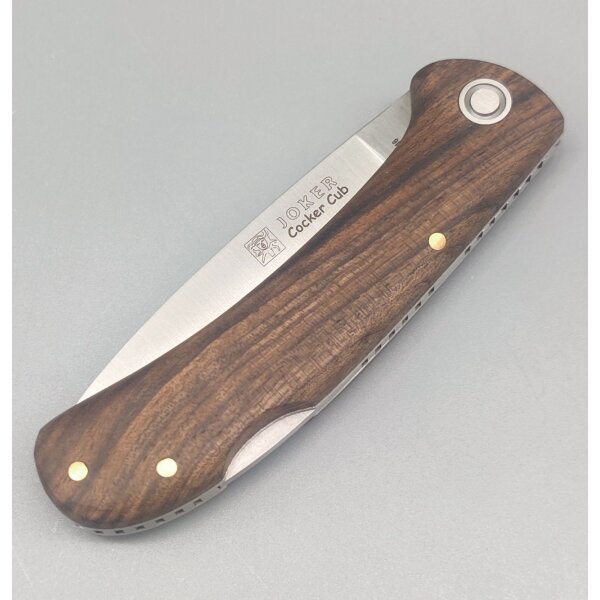 Joker Cocker CUB Taschenmesser mit Walnußgriff und Backlock