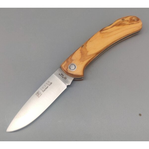 Joker Cocker CUB Taschenmesser mit Olivenholz Olivo Griff und Backlock