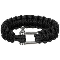 MFH Armband "Parachute Cord" Black mit...