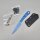 Real Steel MARLIN Blue Messer Fahrtenmesser 8Cr14MoV Stahl EDC Knife Kydexscheide