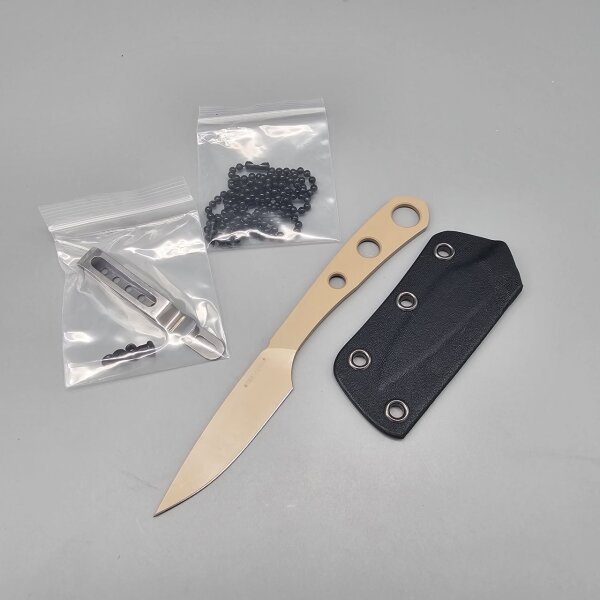 Real Steel MARLIN Coyote Messer Fahrtenmesser 8Cr14MoV Stahl EDC Knife Kydexscheide