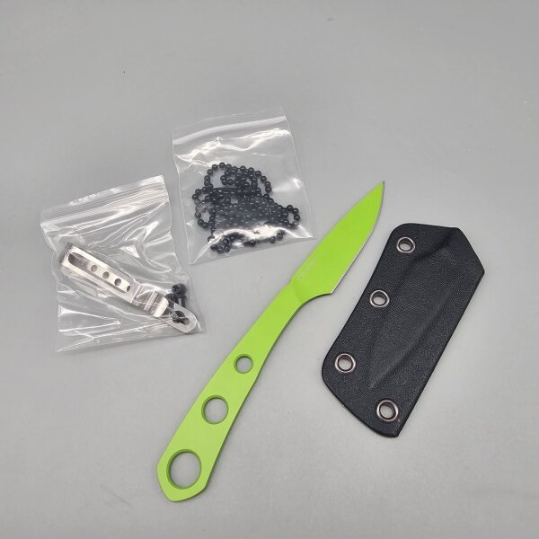 Real Steel MARLIN OD Green Messer Fahrtenmesser 8Cr14MoV Stahl EDC Knife Kydexscheide