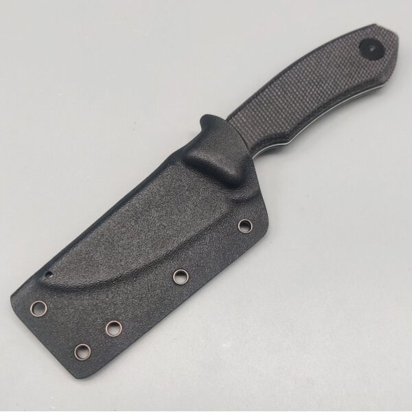 Real Steel Receptor Blackwash Neckknife EDC Micarta 14C28N Stahl