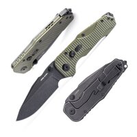 Real Steel RSK Evolution Ironclad D2 Stahl Framelock G10...
