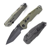 Real Steel RSK Evolution Ironclad D2 Stahl Framelock G10...