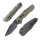 Real Steel RSK Evolution Ironclad D2 Stahl Framelock G10 Griff Green Tanto