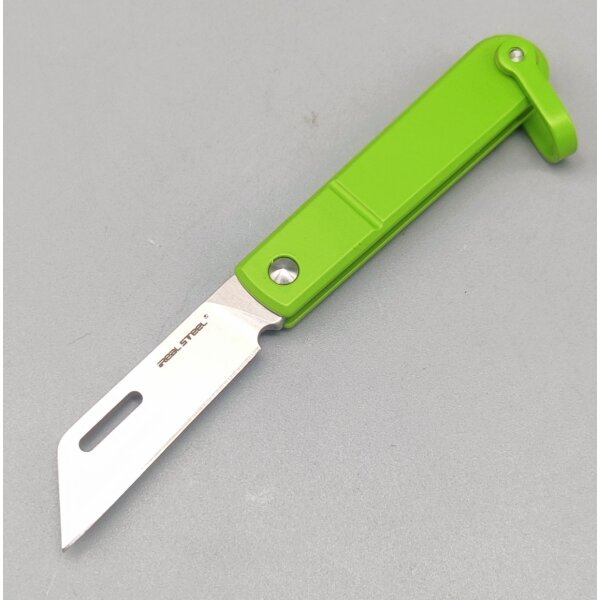 Real Steel RSK Baby Barlow Green Schlüsselanhänger Taschenmesser