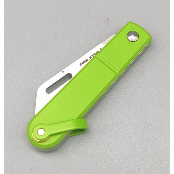 Real Steel RSK Baby Barlow Green Schlüsselanhänger Taschenmesser
