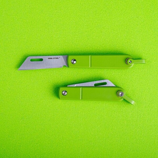 Real Steel RSK Baby Barlow Green Schlüsselanhänger Taschenmesser