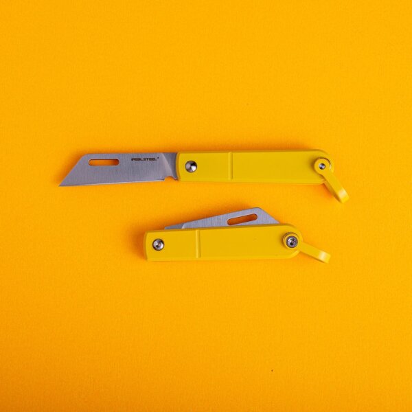 Real Steel RSK Baby Barlow Yellow Schlüsselanhänger Taschenmesser