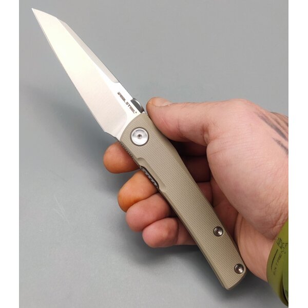 Real Steel Destra Phantom Flipper Nitro-V Stahl G10 Coyote