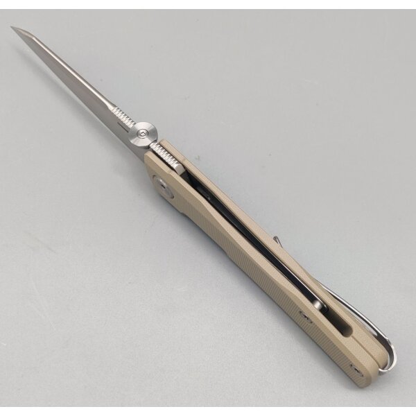 Real Steel Destra Phantom Flipper Nitro-V Stahl G10 Coyote