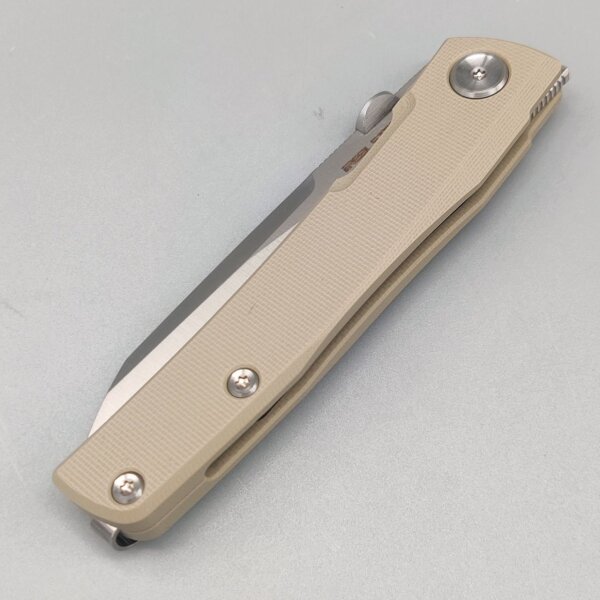 Real Steel Destra Phantom Flipper Nitro-V Stahl G10 Coyote