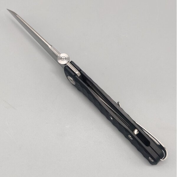 Real Steel Destra Phantom Flipper Nitro-V Stahl G10 Grooved Black