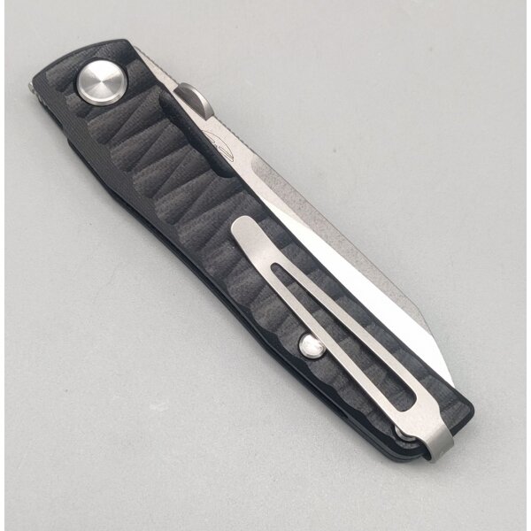 Real Steel Destra Phantom Flipper Nitro-V Stahl G10 Grooved Black
