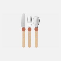 Opinel LE PETIT GOURMET Kinder-Besteck-Set Koralle
