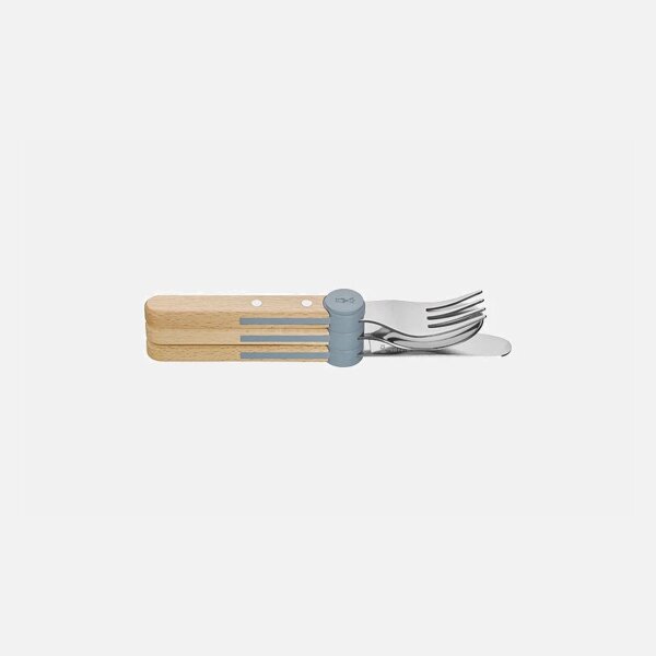 Opinel LE PETIT GOURMET Kinder-Besteck-Set Regenblau
