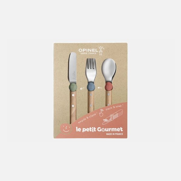 Opinel LE PETIT GOURMET Kinder-Besteck-Set Mix Clour